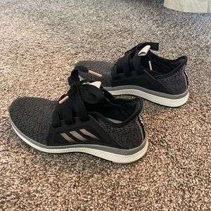 Size 6.5 black Adidas sneakers